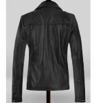 Black Michelle Rodriguez Fast & Furious 9 Leather Jacket Back