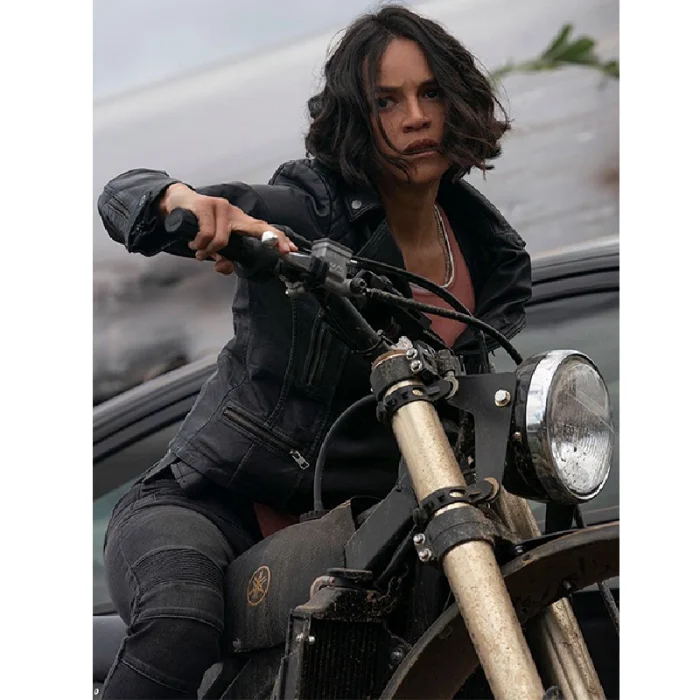 Black Michelle Rodriguez Fast &Amp; Furious 9 Leather Jacket