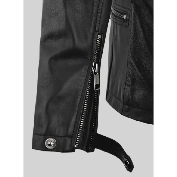 Black Michelle Rodriguez Fast/Furious 9 Leather Jacket - Image 5