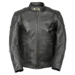 Boy’s Black Real Leather Biker Jacket