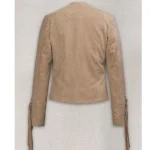 Francia Rasia How I Met Your Father Suede Jacket Back -LUXIDE