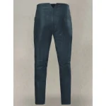 Men's Winsor Blue Soft Jim Morrison Leather Pants Back
