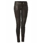 Women's Black Belle Couture Leather Pants