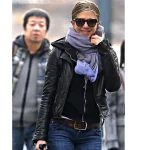 Women's Black Jennifer Aniston Biker Leather Jacket