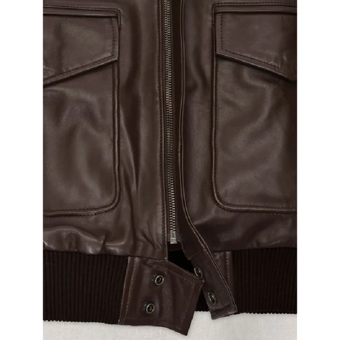 Women'S Kendall Jenner Zipper Bomber Leather Jacket Zipper