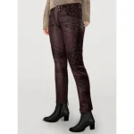Women's Wine Carrier Burnt Leather Pants