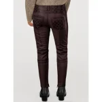 Women's Wine Carrier Burnt Leather Pants Back View
