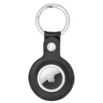 Black Leather AirTag Holder Look