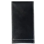 Black Leather Optical Case -Sunglasses Cover Back