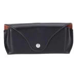 Black Leather Sunglasses Case
