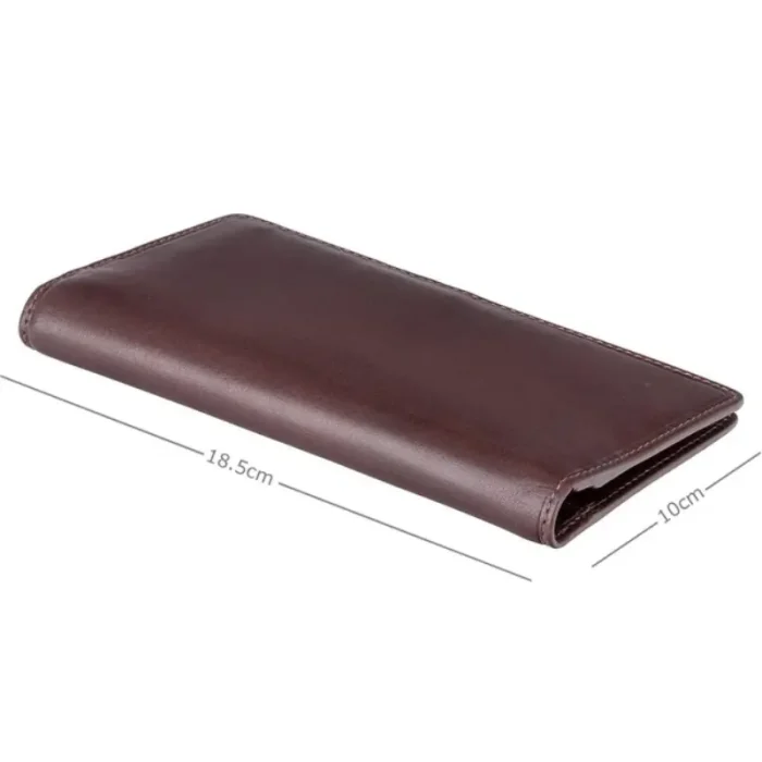 Brown Carrara Cash And Coin Jacket Wallet Closed