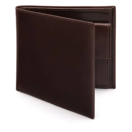 Brown Real Leather Wallet With Coin Purse