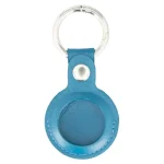 Cobalt Leather AirTag Holder