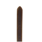 Men's Dark Brown Casual Leather Belt Close View