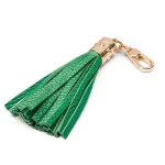 Green Decorative Leather Tassel
