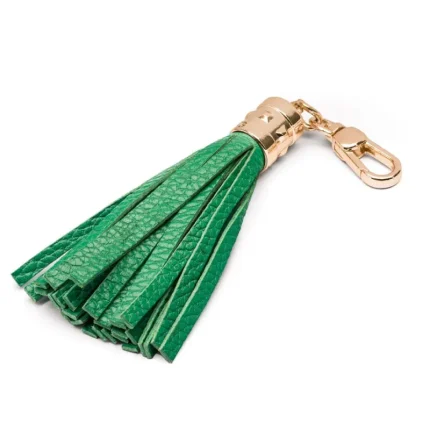 Green Decorative Leather Tassel
