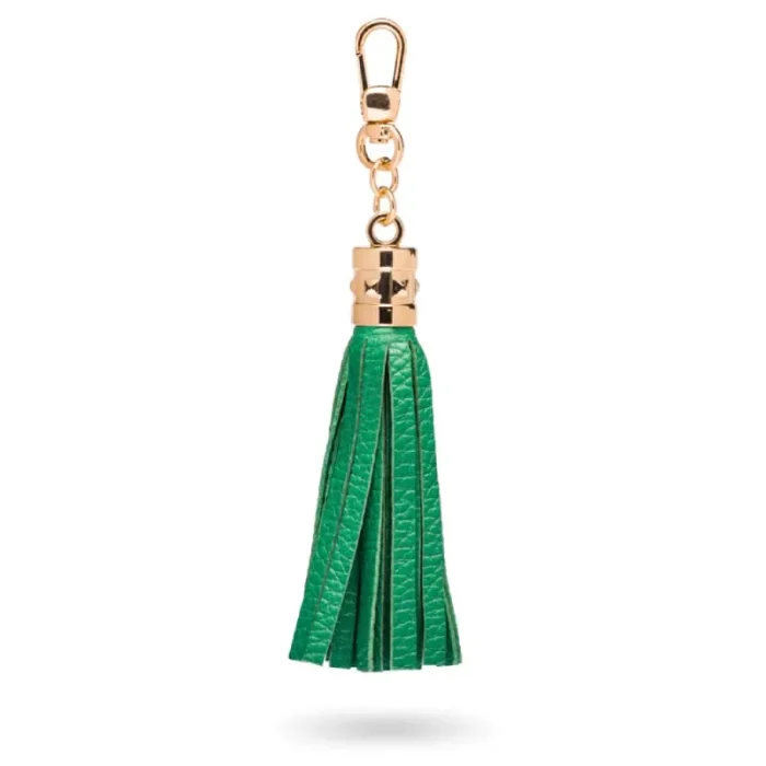Green Decorative Leather Tassel View