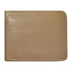 Men's Beige Cowhide Leather Wallet
