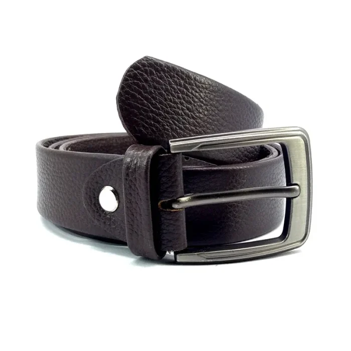 Men'S Black Formal Leather Belt View