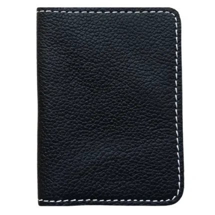 Men's Black Mini credit Card Leather Wallet