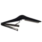 Men's Black RFID Large Trifold Wallet Top View