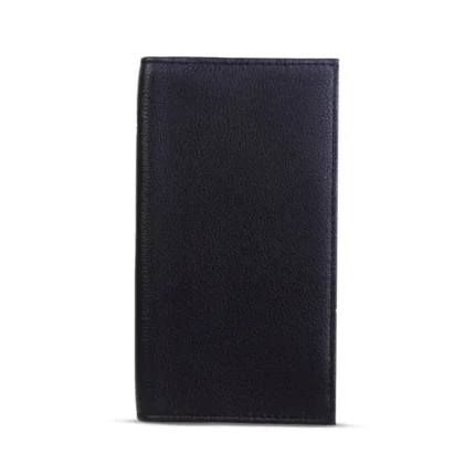 Men's Black Slim Elite Long Leather Wallet
