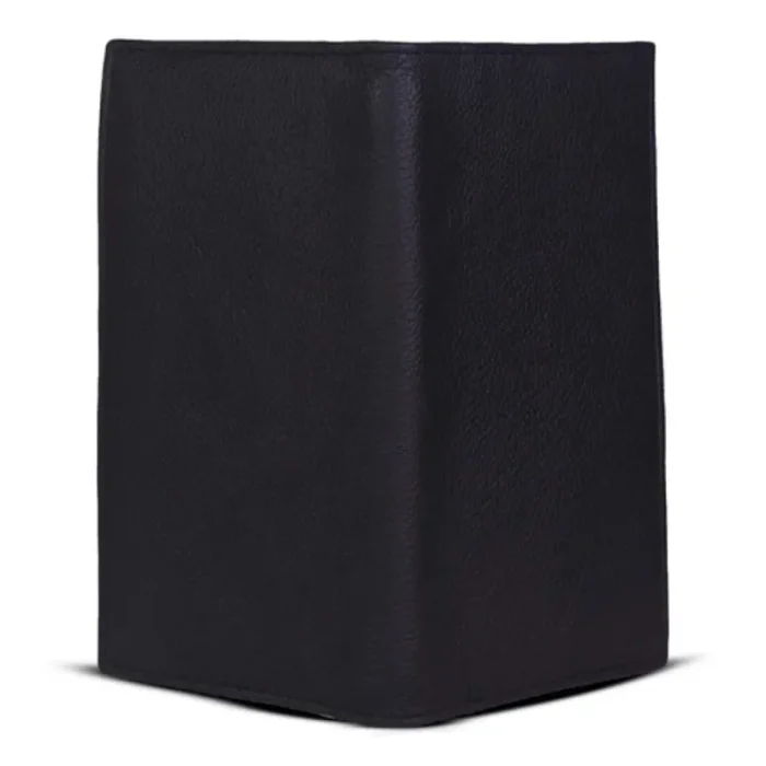 Men'S Blue Slim Elite Long Leather Wallet Back View