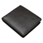 Men's Brown Faux Leather Coin Wallet