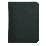 Men's Carbon Leather Bifold Card Holder Small Wallet