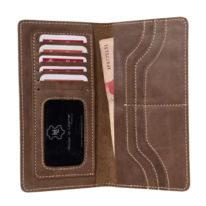 Men'S Chico Leather Long Wallet Inner View