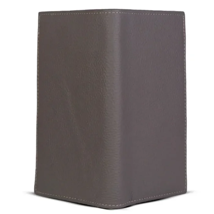 Light Gray Slim Elite Long Leather Wallet - Image 4