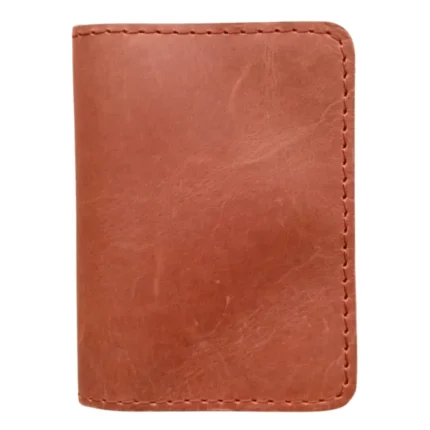 Men's Mustard credit card Holder Leather Wallet