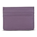 Men's Purple Slim Genuine Leather Card Holder