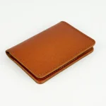 Men's Tan Leather Card Holder