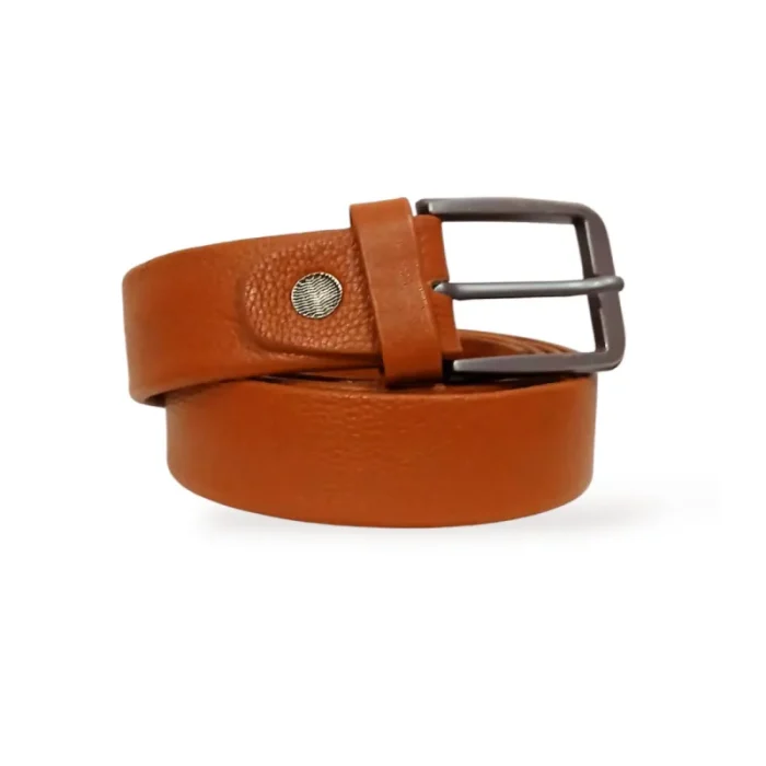 Men'S Tan Formal Leather Belt View
