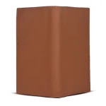Men's Tan Slim Elite Long Leather Wallet Back View