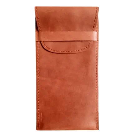Mustard Leather Eyewear Glasses Cover