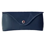 Navy Leather EyeWear Cover