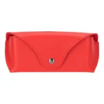 Red Leather Sunglasses Case