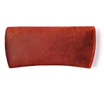 Rust Leather Glasses Cover Back View