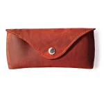 Rust Leather Glasses Cover