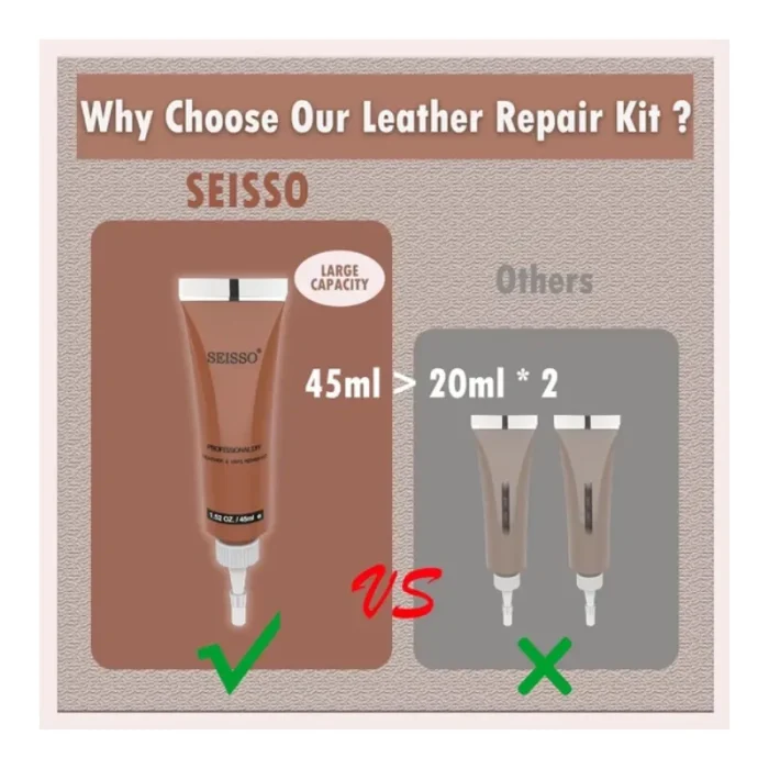 Seisso Leather And Vinyl Repair Kit 1