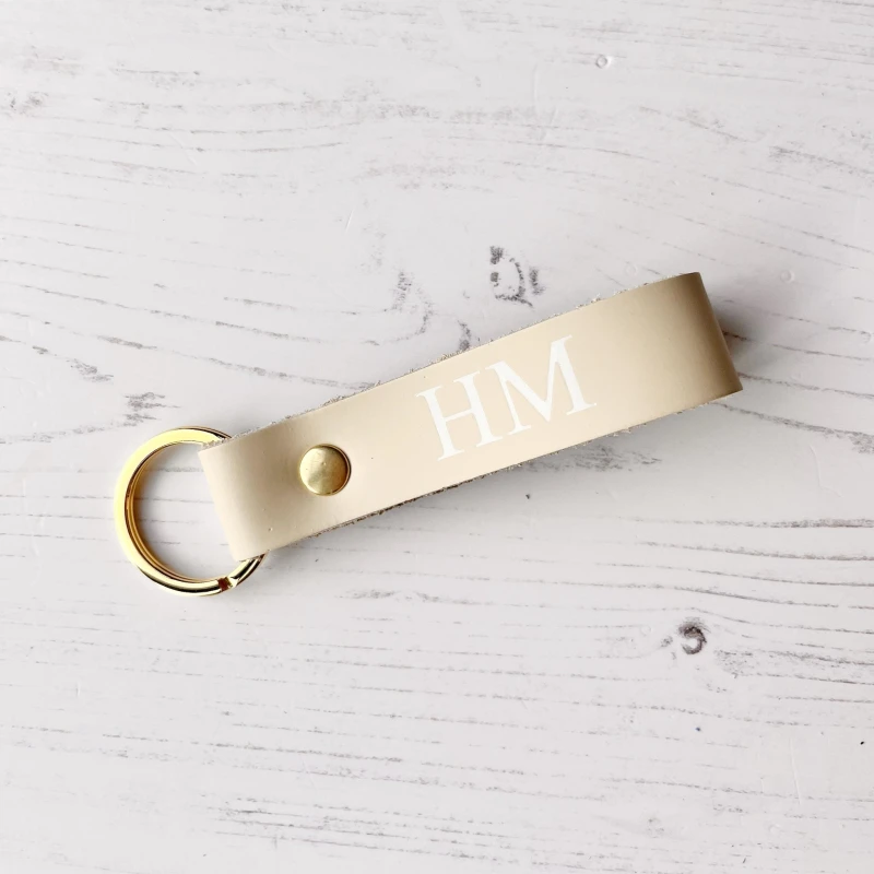Leather Luggage Tag (Cream) Leather Luggage Tag (Cream)