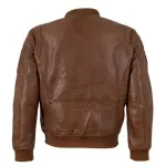 Lambskin Leather Flight Bomber Jacket
