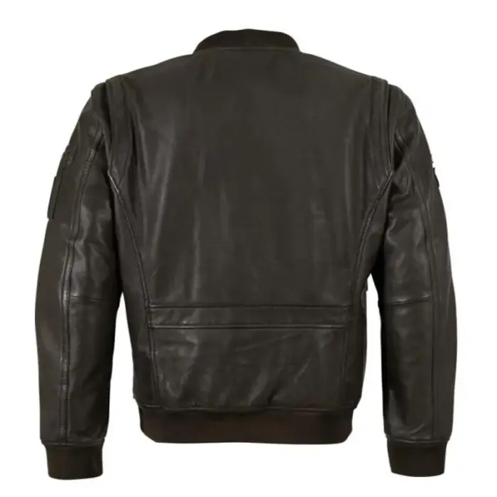 Lambskin Leather Flight Bomber Jacket