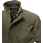 Men’s Green Nubuck Leather Field Jacket