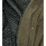Men’s Green Nubuck Leather Field Jacket